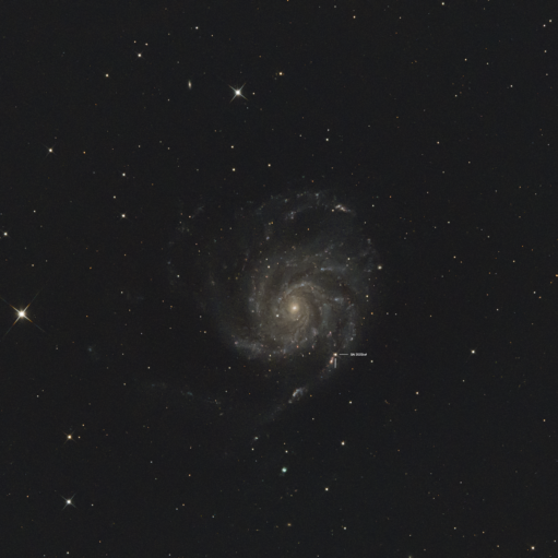 M101 – Feuerrad-Galaxie | Supernova SN 2023ixf